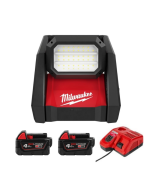 Milwaukee 美沃奇 M18 HOAL-202 - M18™ 高效能 LED 區域工作燈 (4.0Ah電池 x 2 及充電器套裝)