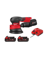 Milwaukee 美沃奇 M18 FROS125-202 - M18 FUEL™ 無碳刷125mm 隨機軌道砂紙機 (2.0Ah電池 x 2 及充電器套裝)