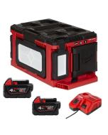 Milwaukee 美沃奇 M18 POALC-202 - M18™ PACKOUT™ 照明充電器 (4.0Ah電池 x 2 及充電器套裝)