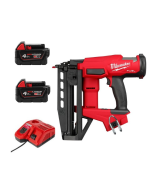 Milwaukee 美沃奇 M18 FN16GS-0X0-202 - M18 FUEL™ 無碳刷T釘槍 (4.0Ah電池 x 2 及充電器套裝)