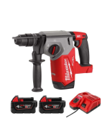 Milwaukee 美沃奇 M18 FHX-0X0-202 - M18 FUEL™ 無碳刷 26mm SDS-Plus 四坑油壓鑽 (3模式) (4.0Ah電池 x 2 及充電器套裝)