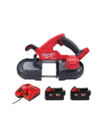 Milwaukee 美沃奇 M18 FBS85-0C0-202 - M18 FUEL™ 精巧帶鋸機 (4.0Ah電池 x 2 及充電器套裝)