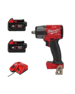 Milwaukee 美沃奇 M18 FMTIW2F12-202 - M18 FUEL™ 無碳刷1/2” 中扭力衝擊扳手 (4.0Ah電池 x 2 及充電器套裝)