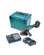 Makita 牧田 GA005GD201 / GA005GM201 40V 充電角磨機125MM (連2.5Ah/4.0Ah電x2及充電器套裝)