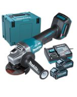 Makita 牧田 GA011GD201 / GA011GM201 40V 充電角磨機100MM (連2.5Ah/4.0Ah電x2及充電器套裝)