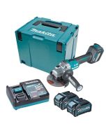 Makita 牧田 GA023GM201 40V 充電角磨機125MM (連4Ah電x2及充電器套裝)