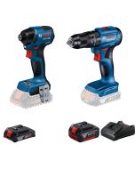 Bosch 博世 18V 無刷短身衝擊批 GDR 18V-220 C + 無碳刷衝擊電鑽 GSB 185-LI 