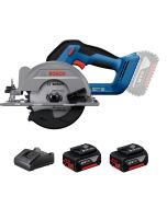 Bosch 博世 18v 無刷充電式圓鋸 GKS 18V-51 (140mm鋸片）（3.0Ah雙電套裝）
