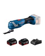 BOSCH 博世 18V 充電式多功能切割機 萬用寶 GOP 185 (3.0雙電套裝)