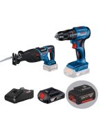 【獨家185孖裝】BOSCH 博世 GSB 185-LI 衝擊鑽及18V充電式老虎鋸 GSA 185-LI 雙電套裝 （2ah及5Ah電池）