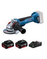 Bosch 博世 18V 按壓式無碳刷 4“ 磨機 GWS 18V-10 P (3.0Ah雙電套裝)