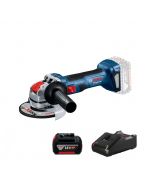 【香港行貨首發】BOSCH 博世 18V  X-LOCK 充電式磨機 GWX 180-LI （4.0Ah單電套裝）（5“／125mm）