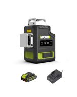 WORX 威克士 WU005 20V 12線綠光貼牆平水儀 (2.0Ah 電池 x 1 及充電器) 