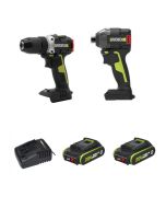 Worx 威克士 WU182X + WU292DS 電鑽電批雙電套裝 (連2ah電池x2 及2A充電器)