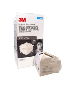 3M&trade; N95 KN95 摺疊式即棄口罩 9502+ (50隻/盒)