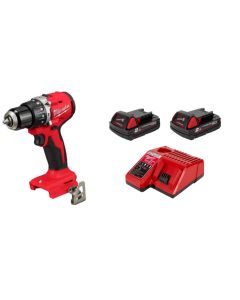 【Red Start 送機優惠】Milwaukee 美沃奇 M18 緊湊型無刷 13mm 衝擊鑽 BLPDRC-0C0 （雙電套裝）