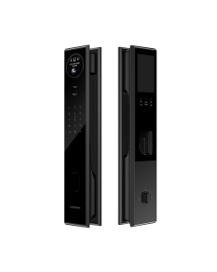 Lenovo 聯想 人臉識別指紋智能電子門鎖 (黑色/金色) A6F