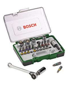 Bosch 博世 27件令梗批咀扳手套裝 27pc Ratchet Screwdriving Set