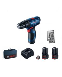 【獨家套裝】BOSCH 博世 12V 充電式衝擊鑽 雙2.0Ah鋰電套裝 GSB 120-LI double battery set