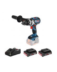 BOSCH 博世 18V無碳刷震動衝擊鑽 雙電套裝 GSB 18V-85C 2.0Ah set