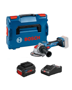 【活動限定優惠】BOSCH 博世 18V 雙渦輪充電式磨機 GWX 18V-15 SC BITURBO  (X-Lock技術) (優惠價加配電池及充電器)