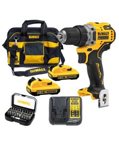 【雙電套裝】DEWALT 得偉 12V 無刷無線電批套裝 DCD701B