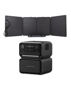 【組合優惠】ECOFLOW 110W 太陽能板 + River 3 Max Plus (858Wh) 大容量流動電源
