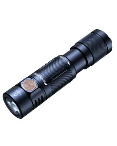 Fenix 迷你充電式鑰匙扣手電筒 (黑色) E05R