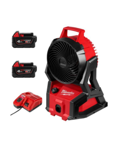 Milwaukee 美沃奇 M18 AFG2-202 - M18&trade; 無碳刷 PACKOUT&trade; 風扇 (4.0Ah電池 x 2 及充電器套裝)