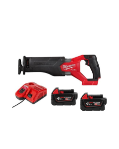 Milwaukee 美沃奇 M18 FSZ-0X0-202 - M18 FUEL&trade; 無碳刷往復鋸 (4.0Ah電池 x 2 及充電器套裝)