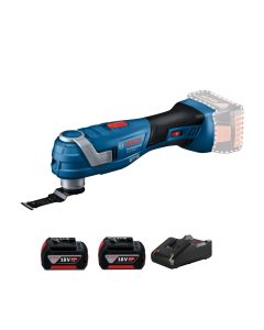 BOSCH 博世 18V 充電式多功能切割機 萬用寶 GOP 185 (4.0雙電套裝)