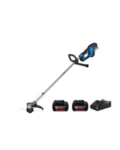 【獨家產品】Bosch 博世 18V 無碳刷割草機 GRT 18V-33  4.0雙電套裝