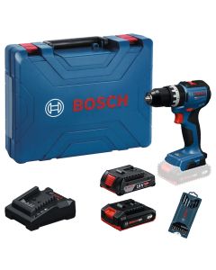 【早鳥雙電特惠】Bosch 博世 PRO GSB 18V-52 18V 無碳刷衝擊電鑽 (2.0Ah x 2 及充電器)