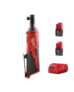 【Red Start系列】Milwaukee 美沃奇 M12&trade; 輕巧棘輪扳手 (3/8&Prime;) M12 IR-01 (2.0Ah雙電套裝)
