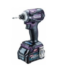 Makita 牧田 充電式衝擊起子機 雙2.5Ah套裝 (紫色) TD001GD206