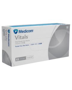 MEDICOM Vitals™ 無粉PVC檢查手套 1209