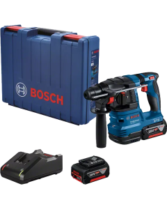 【全港獨家首發】BOSCH 博世 18V 無刷吸塵油壓鑽 GBH 185-LI (4.0雙電套裝) 
