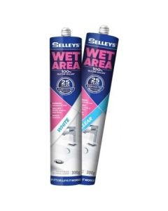 【原箱優惠】Selleys 犀利牌 Wet Area 防霉中性玻璃膠 300G (12支)