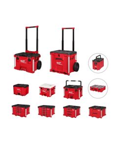 【紅米 G.T. 激賞】Milwaukee 美沃奇 Packout 組合 (一)：買指定型號送 厚型工具箱8432/精巧配套工具箱8422