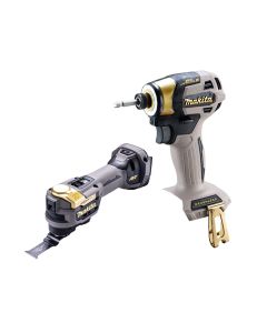 【20周年限量記念版-豪華組合】Makita 牧田 DTM52ZX1PG 18V 萬用寶 多功能切割打磨機 + DTD173ZPG  衝擊起子機 (淨機) 招財&bull;銀  (預計2月到貨)