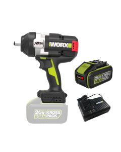 WORX 威克士 1300牛頓米無刷衝擊扳手 (4分頭) WU272.8 (8.0Ah單電套裝)