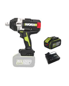 WORX 威克士 1700牛頓米無刷衝擊扳手 (6分頭) WU273.8（8.0Ah單電套裝)