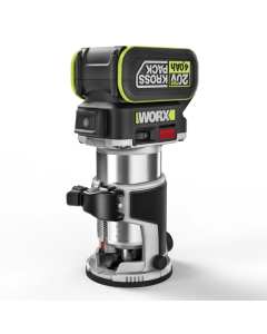 Worx 威克士 20V 無刷修邊機 WU560.1 (4.0Ah雙電套裝)