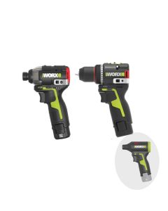 【年終匠人福利祭】WORX 威克士 WU135+WU132X 12V 入門電鑽電批孖寶 WU927 (2.0Ah電池 x 2 + 充電器) (福利祭贈送WU094.9吹風槍)