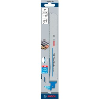 BOSCH 博世 PRO系列 厚金屬精密 9“ 老虎鋸片 S1137HBF （5片裝）