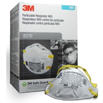 3M™ N95 即棄口罩 8210 (20隻/盒)