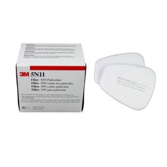 3M 5N11 N95等級濾棉 (10片/盒) 配合501濾蓋使用 N95 過濾棉