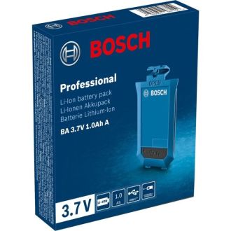 BOSCH BA 3.7V 1.0AH A 測量儀器用鋰電池  (GLM 50-23 , GLM 50-27, GLL 50G 適用)