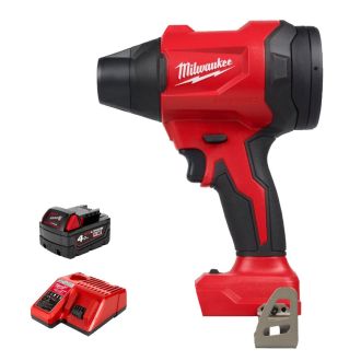 【Red Start系列】Milwaukee 美沃奇 M18 BLHSB-401 - M18™ 無碳刷精準吹風槍 ( 4.0Ah電池 x 1 + 充電器)