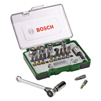 Bosch 博世 27件令梗批咀扳手套裝 27pc Ratchet Screwdriving Set